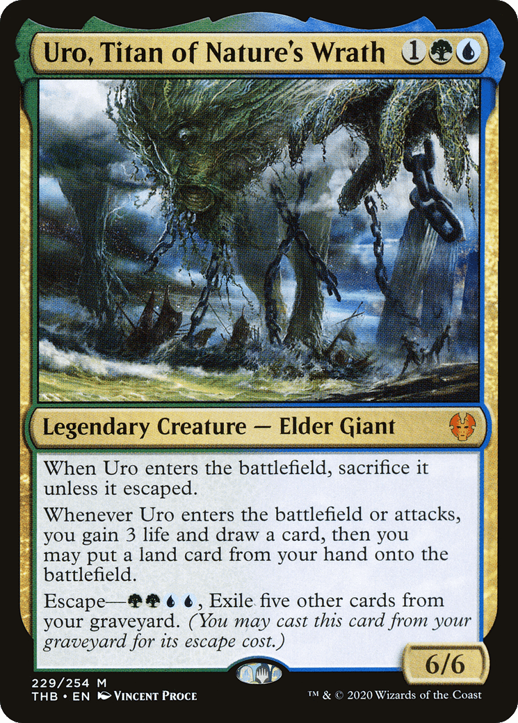 Uro, Titan of Nature's Wrath MTG card