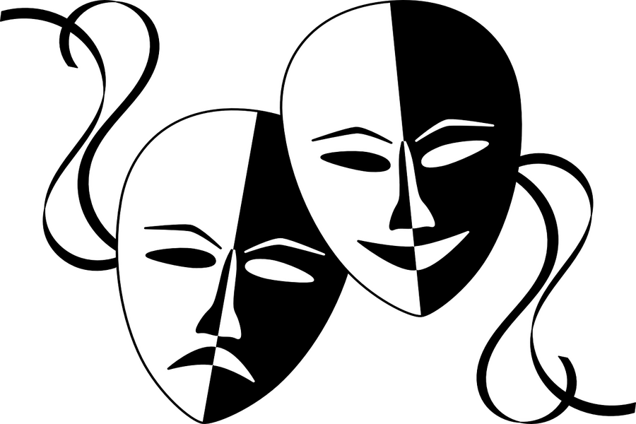two actor masks
