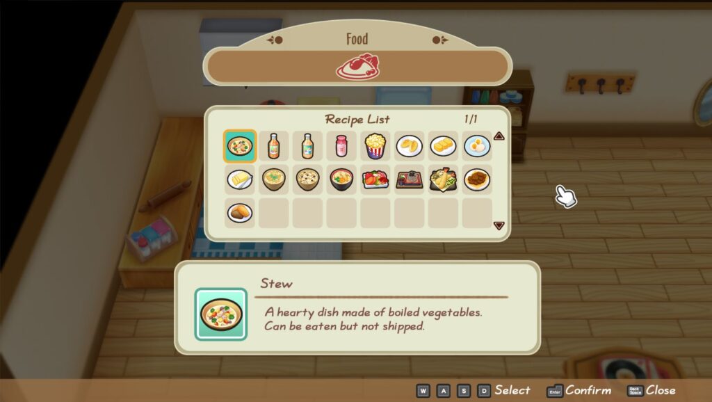 Friends of Mineral Town Cooking Recipes