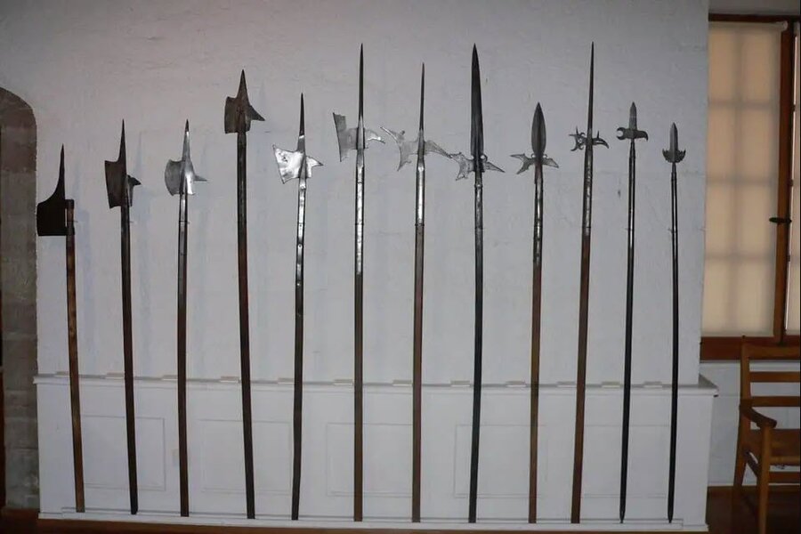 Halberds and polearms