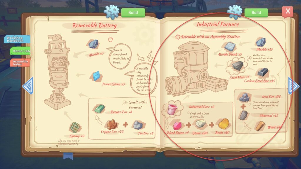 Industrial Furnace blueprint Portia