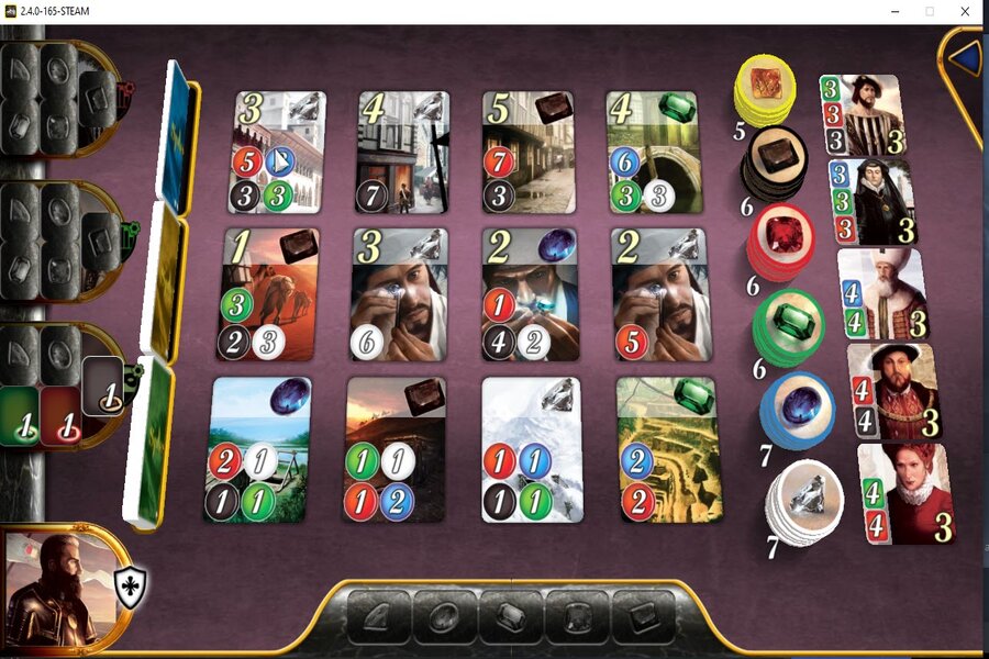 splendor game being played