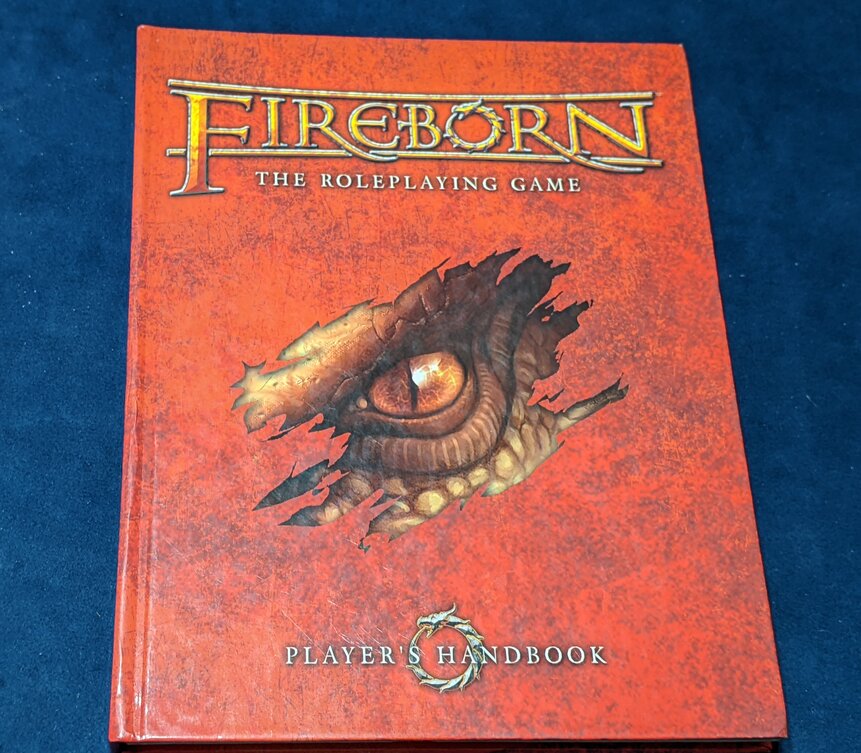 Fireborn TTRPG book