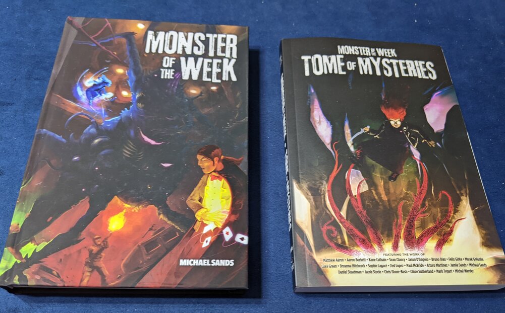 Monster of the Week TTRPG Books