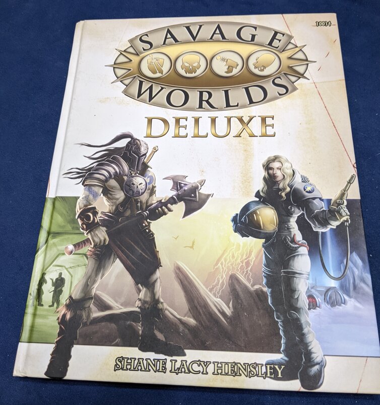 Savage Worlds Deluxe TTRPG book