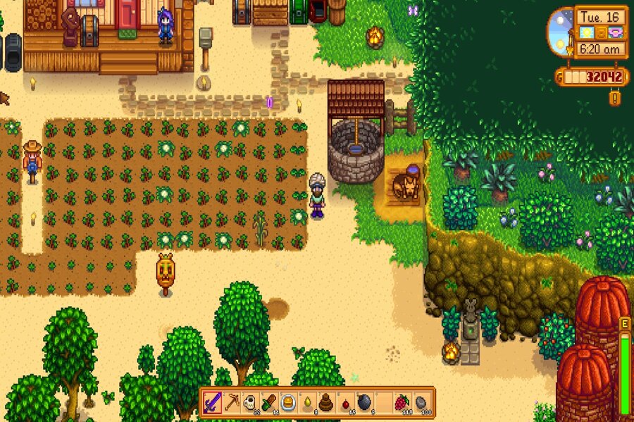 Stardew Valley Beach farm fields