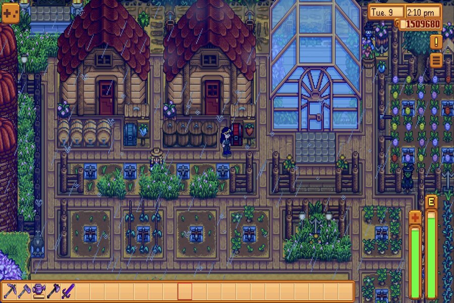 rainy day developed farm stardew