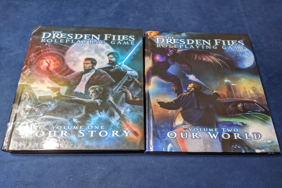 Dresden TTRPG books