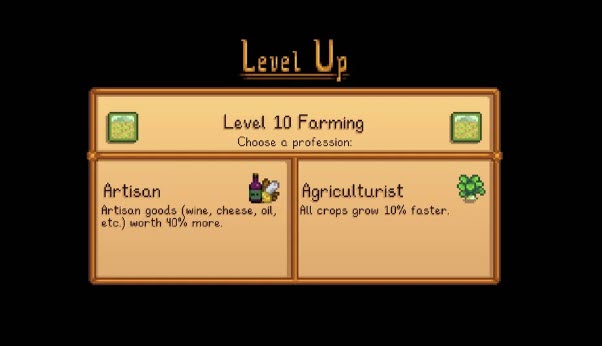 Stardew Level 10 Profession Choice