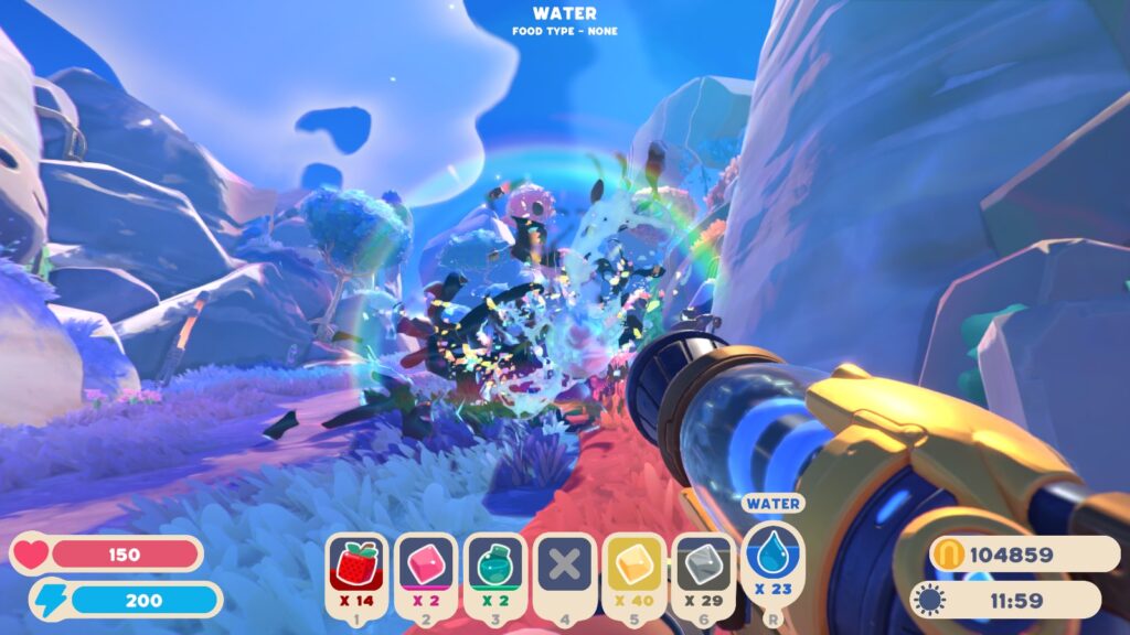 Tarrs exploding Slime Rancher 2