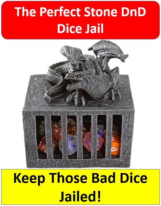 dnd dice jail with dragon on top