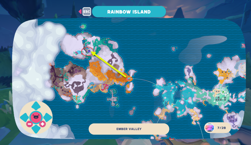 how to find powderfall bluffs slime rancher 2 custom map