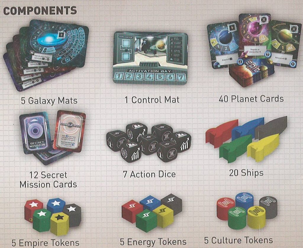 Tine Epic Galaxies components