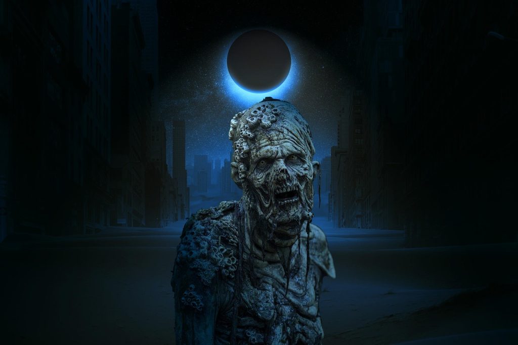 fungal zombie during eclipse