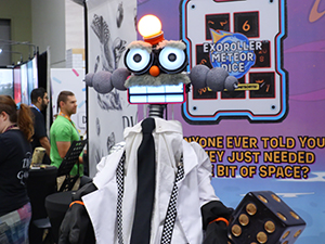 Blastbots booth display Origins 2025