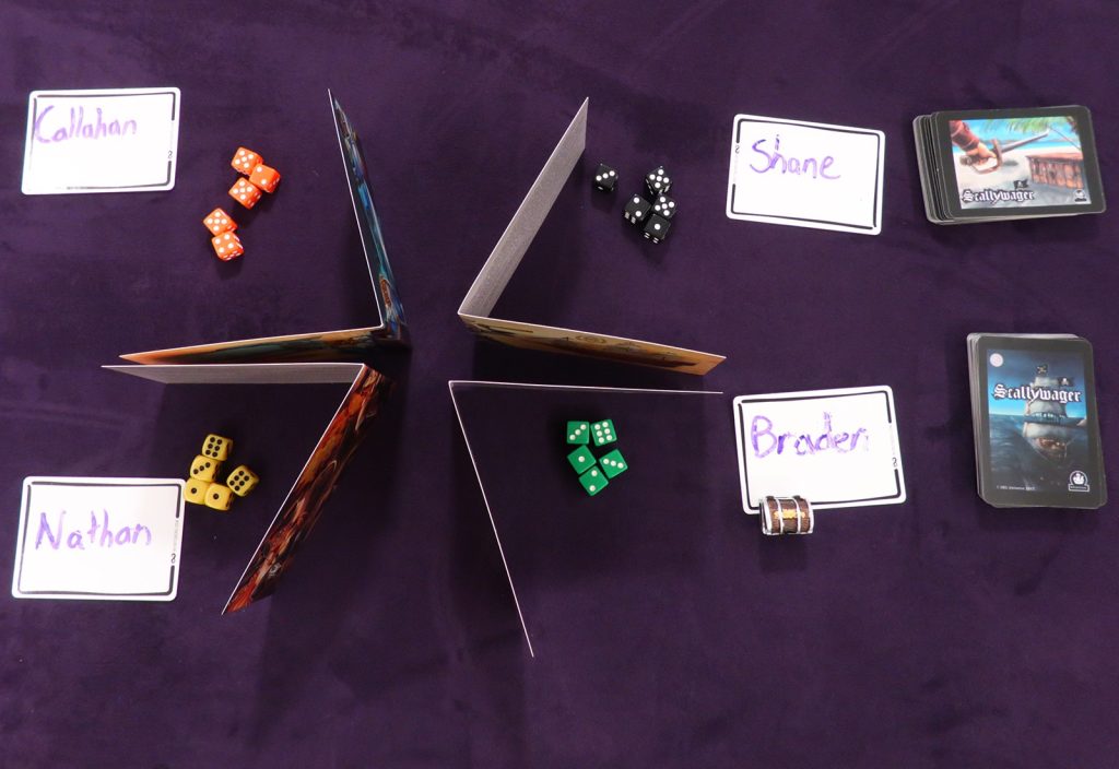 Scallywager game setup
